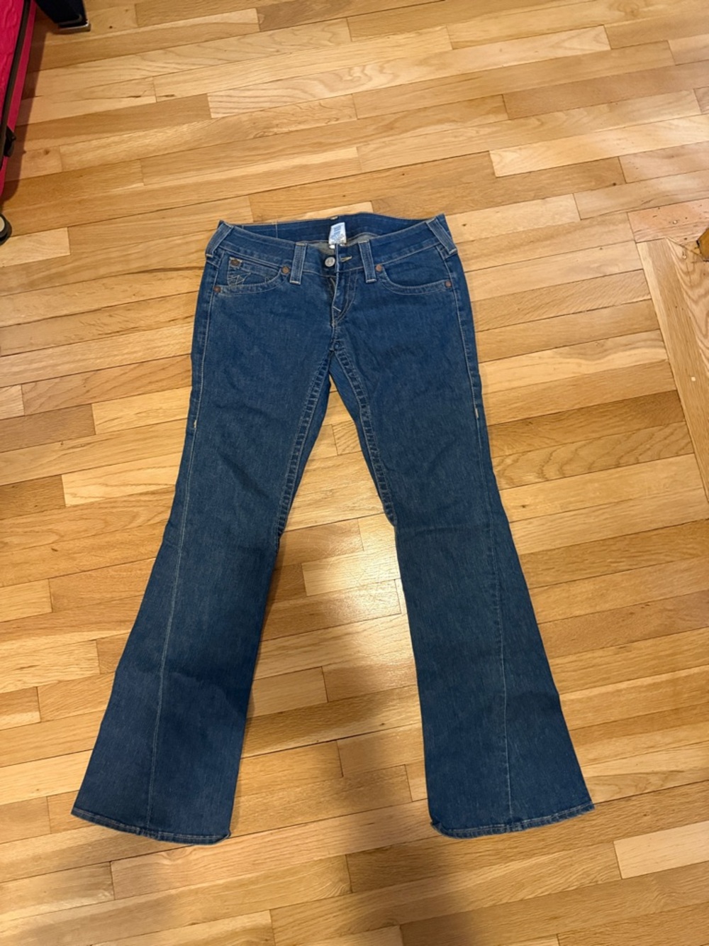 Vintage True Religion Dark Blue Flare Jeans